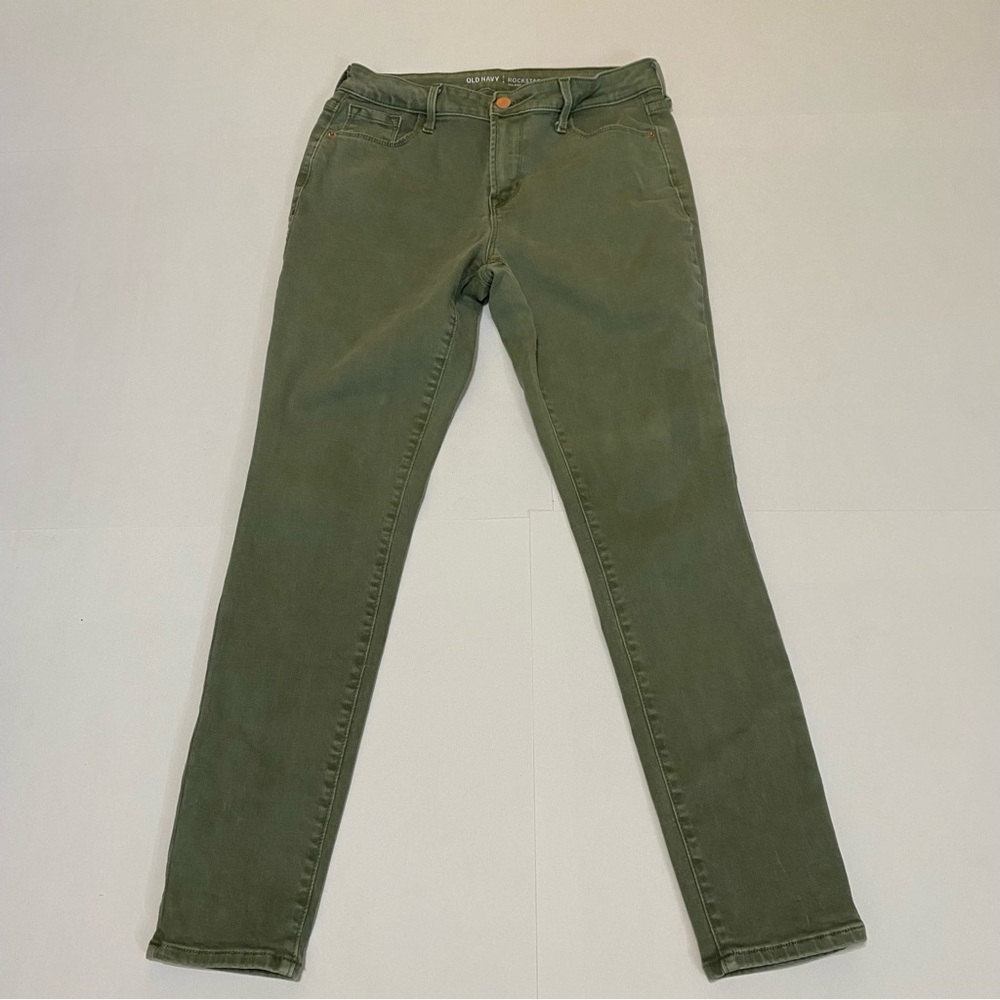 ❤️Old Navy Mid-Rise green pants size 10 regular